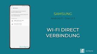 Mit Wi-Fi Direct verbinden - Samsung [Android 11 - One UI 3]