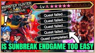 Is Master Rank Too Easy - Endgame Title Update - Sunbreak VS Rise - Monster Hunter Rise Sunbreak!