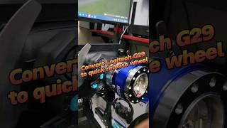 Convert Logitech G29 to quick release steering version #logitechg29 #simracing #simrig