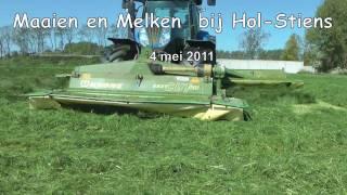 Maaien en Melken  bij Hol-Stiens  mei 2011