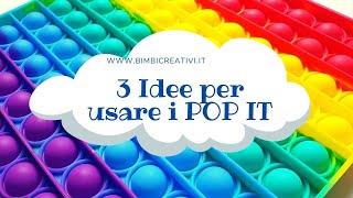 3 idee facili per utilizzare i Pop it