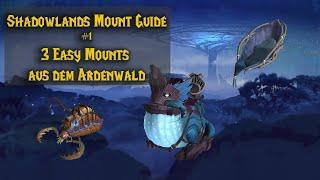 WoW Shadowlands Mount Guide Folge 1 - 3 easy Mounts zum mitnehmen || Waldschlucker | Wildsamenwiege