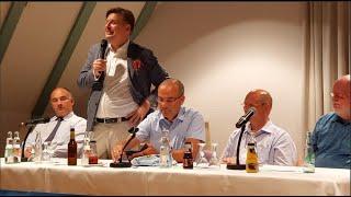 Maximilian Krah AfD Bürgerdialog in Neustadt i. S. 01.08.2024