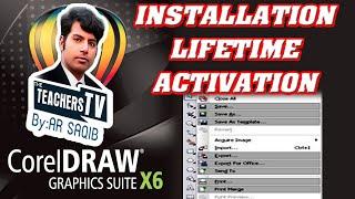 how to fix corel draw x6 can't save export print copy paste disable button