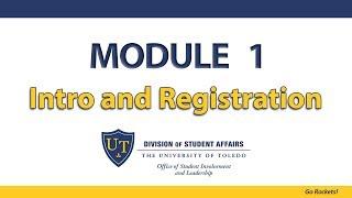 Module 1 - Intro And Registration