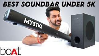 Best Soundbar 2023Under Rs.5000boAt Aavante Bar Mystiq | True Techy