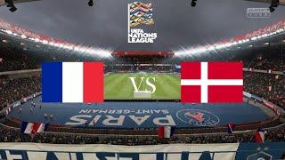 Франция - Дания Обзор матча 03.06.2022. Лига наций УЕФА.