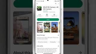 DSLR Camera App for Android 2022  #shorts