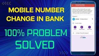 Mobile Number Linked With Your Bank Account Has Chaned. please Register On Phone Pe With The Number