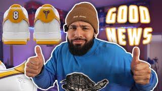 Kobe Air Force 1 Lakers - Release Info Update!!!