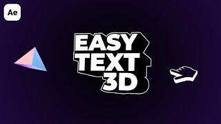 NOW Learn 3D Text Animation in After Effects | After Effects Tutorials (2025)