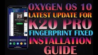 K20 Pro Oxygen OS 10 Full Install & First Impressions | Fingerprint Fixed | Smooth & Fast