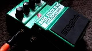 Digitech bass synth wah and envelope filter demo