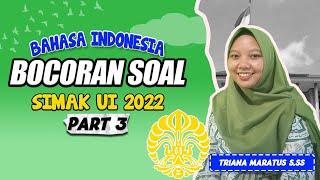 BOCORAN SOAL SIMAK UI 2022??? BAHASA INDONESIA PART 03