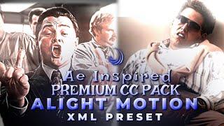 Ae Inspired Premium CC Pack | Alight Motion Preset | Xml