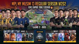 CLEAN SWEEP !! KING EMPIRE IS ONLINE  KING EMPIRE ESPORTS VS BOUNTEE ESPORTS GAME 2 MPL MY MUSIM 13