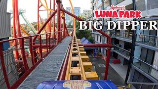 Big Dipper 4K Front Seat POV   Luna Park Sydney