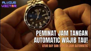 Cara Pemula Atur Hari dan Waktu di Jam Tangan Automatic Seiko SKX (caliber 7S26)