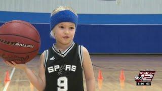 SA 5-year-old girl's basketball skills may lead her to WNBA dream