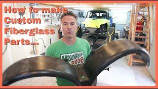 How to make custom fiberglass parts start to finish