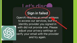Fix Chatgpt Sign in failed Problem Solved
