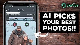 INSTANTLY Declutter Your iPhone Camera Roll with AI - Photo Sorting with SwAipe App