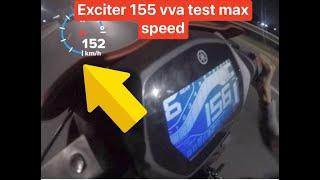 Test Exciter 155 vva Ecuzin !!! Ex155 max speed gps!! (Thông số dưới mô tả)️️