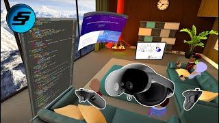 Meta Quest Pro Immersed Multi Screen Desktop Productivity Overview