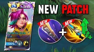 NEW PATCH! IXIA NEW BUILD 500% ATTACK SPEED ABUSE (wtf damage) - MLBB