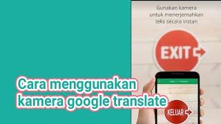 Cara menggunakan kamera google translate