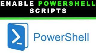 Enable powershell scripts in Windows 10