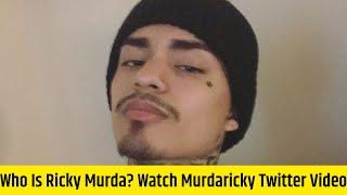 Ricky Murda Twitter Video Leaked | Who Is Ricky Murda? Watch Murdaricky Twitter Video: Download Clip