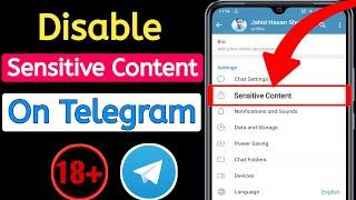 How to Disable Sensitive Content On Telegram | How to disable filtering on telegram