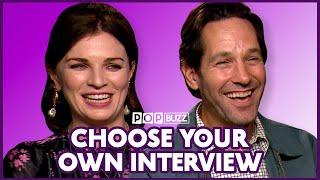 Paul Rudd & Aisling Bea Talk Irish Vagina Slang | Living With Yourself | PopBuzz Meets