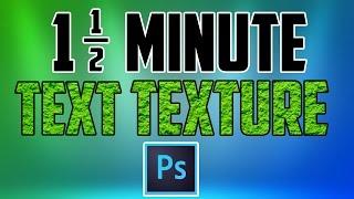 Photoshop CC : How to Add a Texture to Text