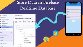 Store Data in Firebase Realtime Database Flutter | Realtime Database Firebase Flutter