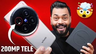 vivo X200 Pro Unboxing & First Look  MTK Dimensity 9400, 200MP Telephoto & More