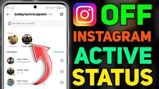 Instagram par online hote huye bhi offline kese dikhe, how to off instagram active status