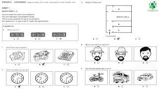 KET 1 Test 1 Listening Part 1 with answer