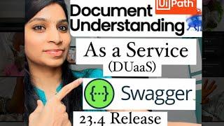 UiPath Document Understanding as a Service - REST API - Swagger - Actions - Latest 23.4 Release