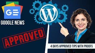 Google News Approval For Wordpress With Live Proof 2022