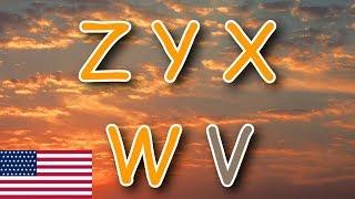 Learn the Alphabet Backwards - Easy ZYX Sing-along Song - USA Version