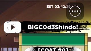 New “Big Code” In Shindo life