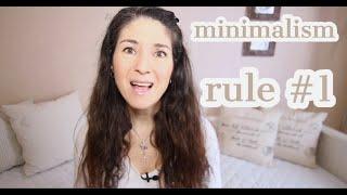 Healthy Minimalist Mom: Minimalism Rule #1