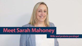 Meet Sarah Mahoney our Paralegal at Fishers Solicitors