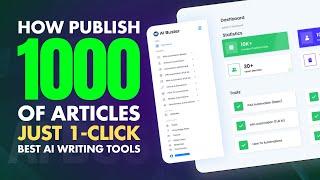 Generate 1,000 Of WordPress Blog Articles with Just 1 Click  | AI Buster | Best AI Writing Tools