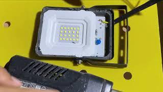 How to repair LED reflector that does not light (Easy)