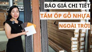 Giá Tấm Ốp Gỗ Nhựa Ngoài Trời Là Bao Nhiêu? Chi Tiết Kích Thước Và Màu Sắc | Lê Hạ Haroma