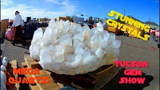 Stunning Crystals - Biggest Gem Show on Earth!  Tucson, Arizona.