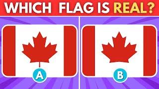 Guess The Correct Flag | Can You Guess The REAL Flag? | Country Flags Quiz